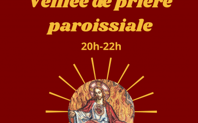 Veillée de prière paroissiale vendredi 20 mars 2026