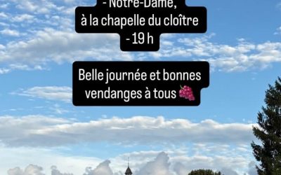 Dimanche 23 Août – Messe des Vendangeurs